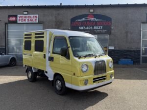 2007 Subaru Sambar Yellow Cargo Mini Truck 4WD #167