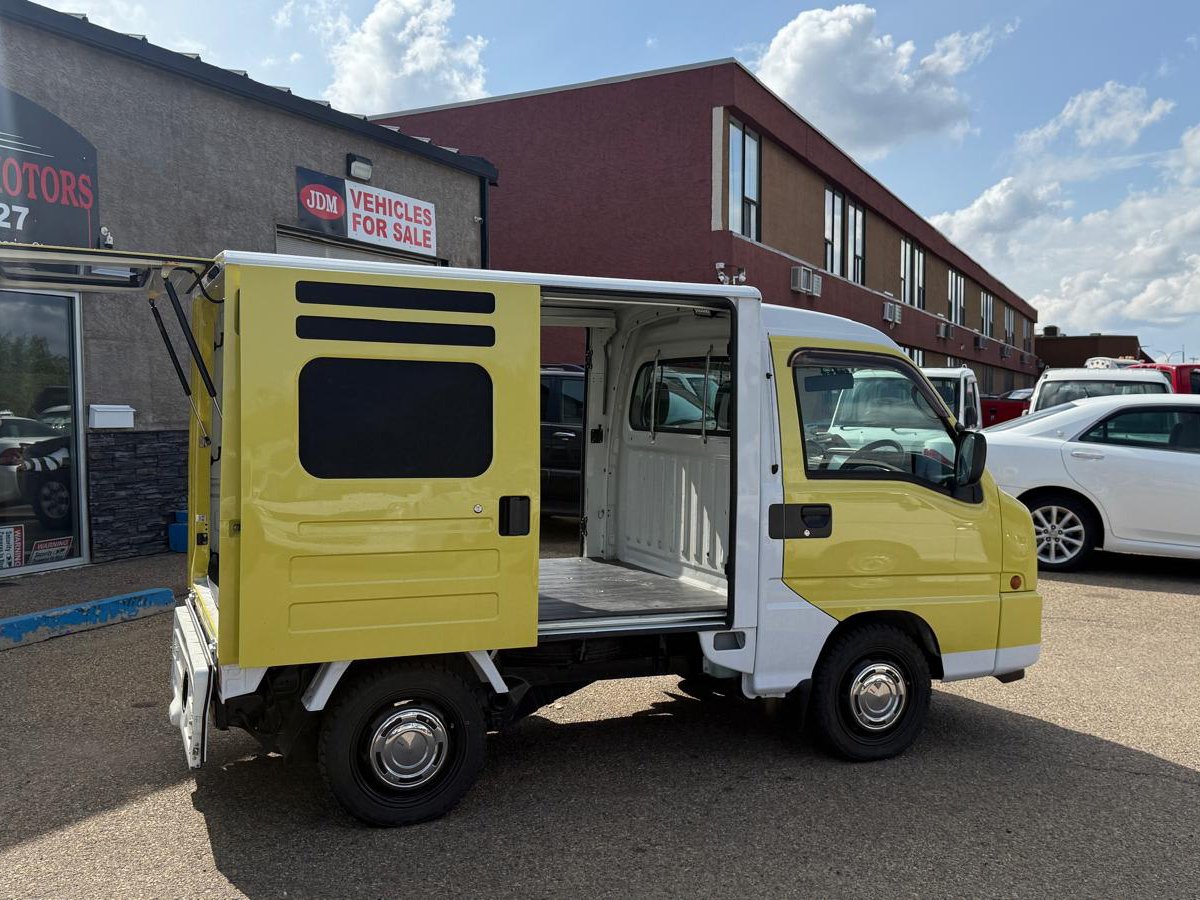 
								2007 Subaru Sambar Yellow Cargo Mini Truck 4WD #167 full									