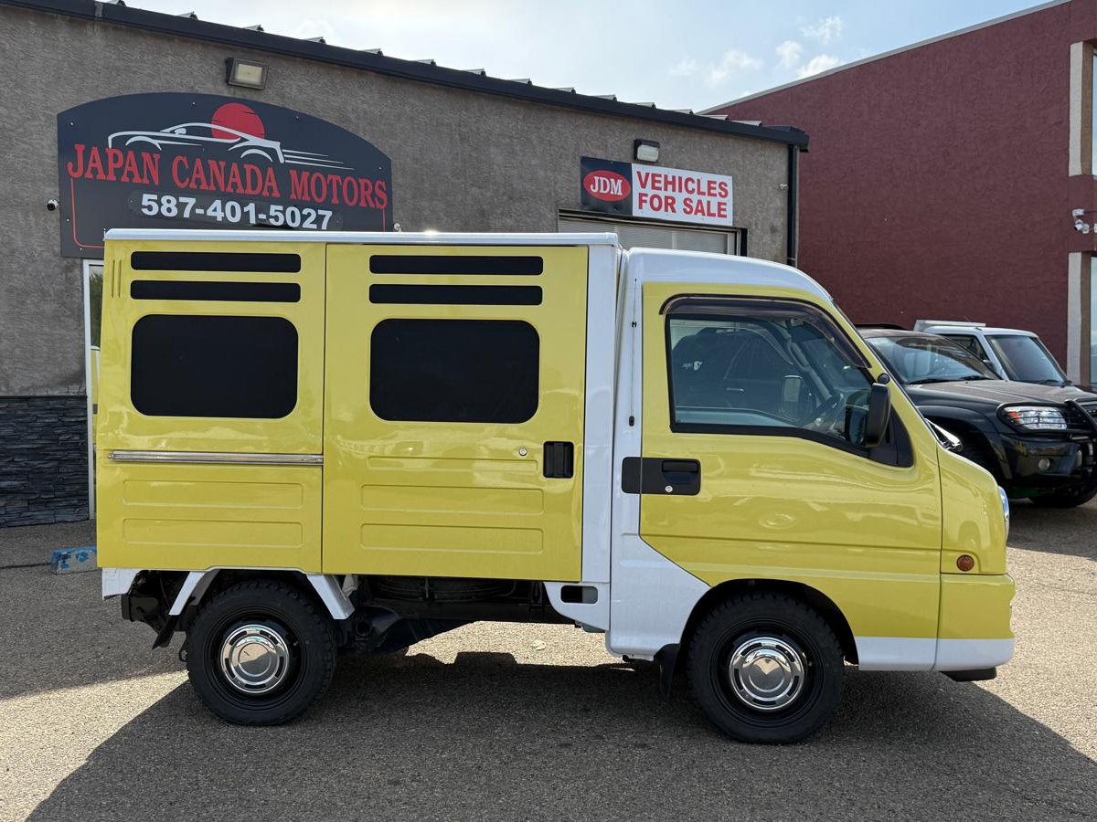 
								2007 Subaru Sambar Yellow Cargo Mini Truck 4WD #167 full									